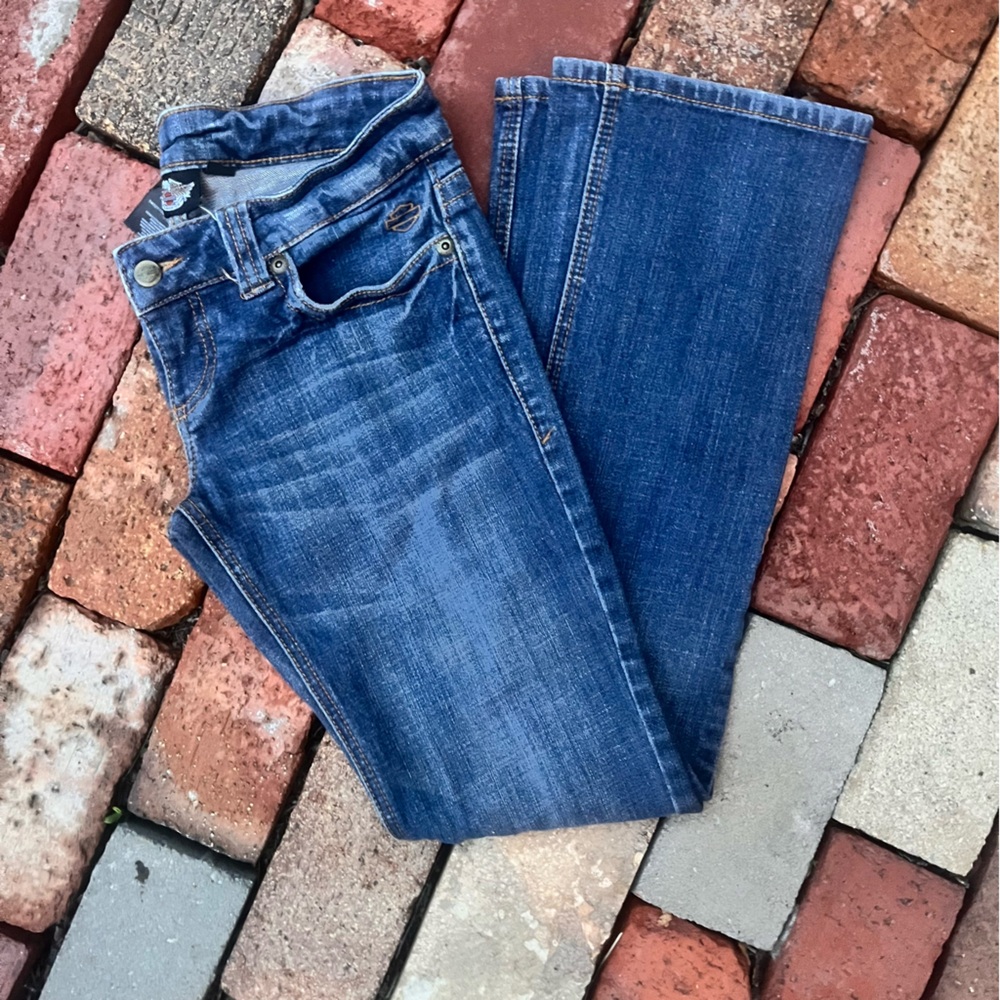 Harley Davidson Indigo Women's Boot Cut Jeans Size 4